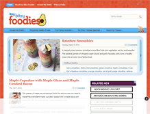 Tablet Screenshot of itsybitsyfoodies.com